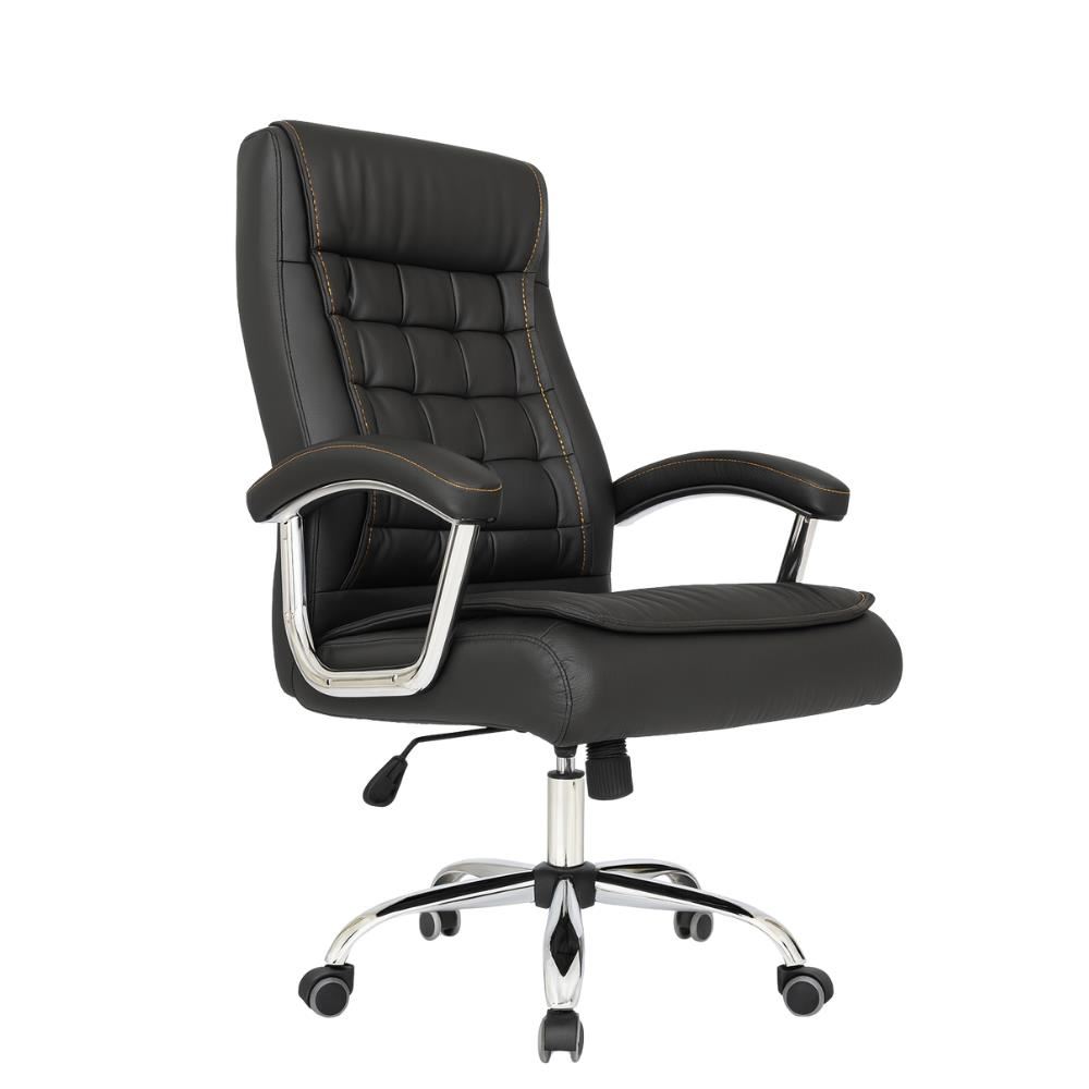 SILLA DE OFICINA PRESIDENCIAL ERGONÓMICA - SHINY NEGRO